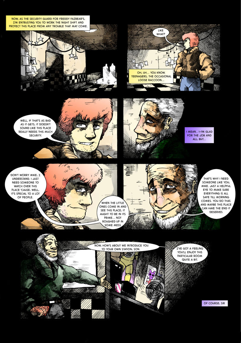 Illustration for article titled You Should Read This Fan-Made Five Nights at Freddy's Comic